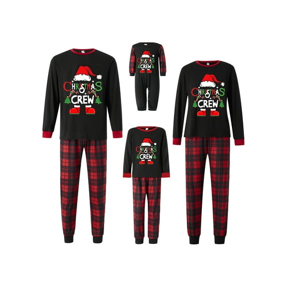 Fiomva Reindeer Christmas Family Matching Pajama for Family,Size Baby-Kids-Adult