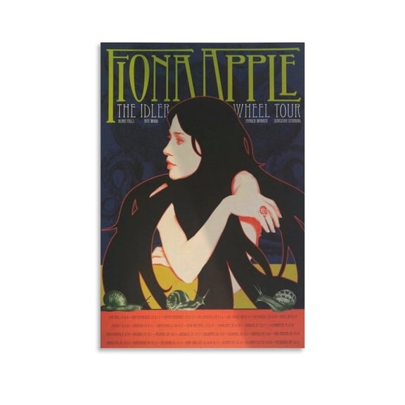 Fiona Apple Poster (1) Room Aesthetic Poster Print Art Wall Painting Canvas Posters Gifts Modern Bedroom Decor 12x18inch(30x45cm)