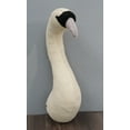 thumbnail image 1 of Fiona Walker England Handmade Organic Mini White Swan Princess Head Wall Decor, 1 of 9