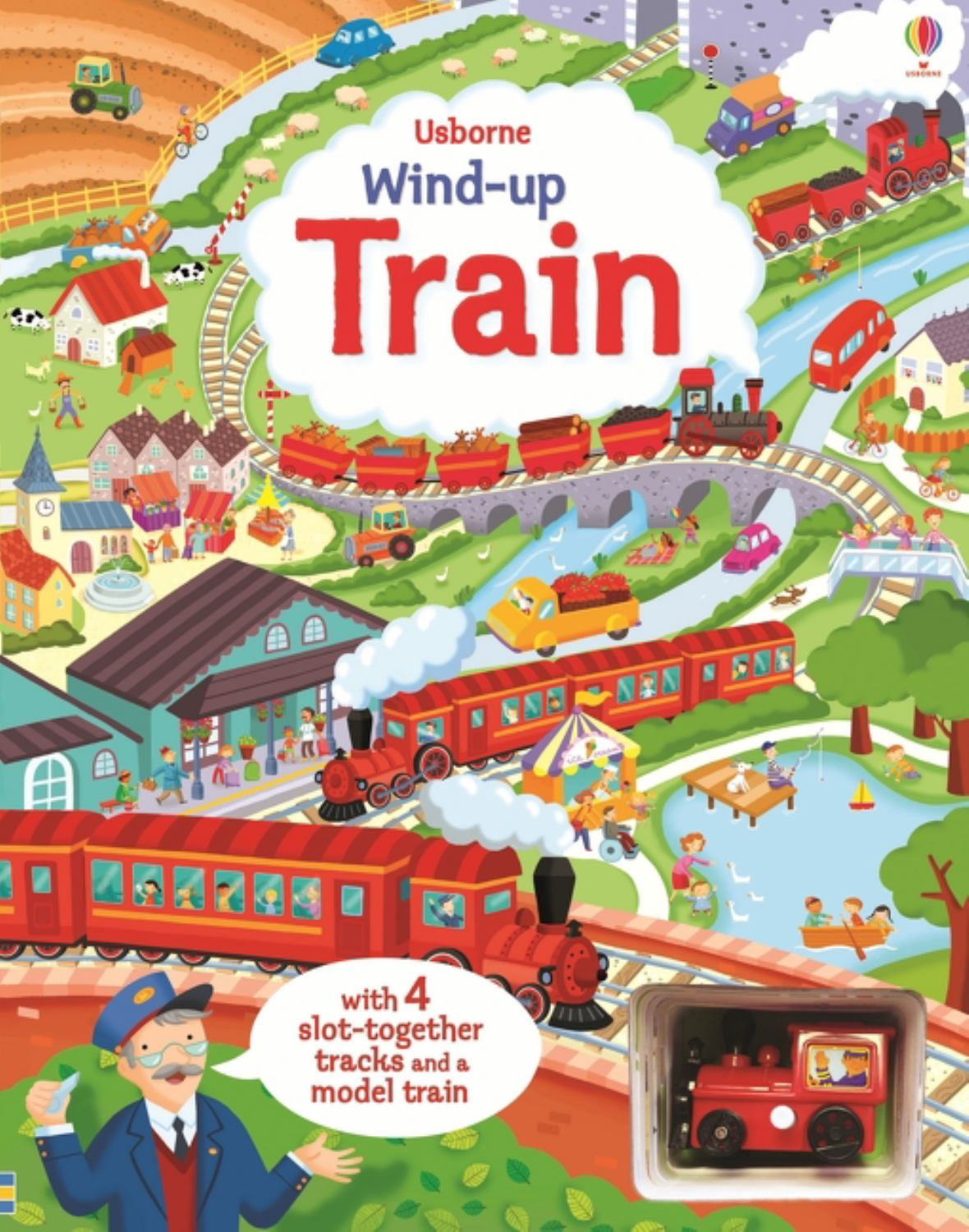 Fiona Watt, Wind-Up Train Hardcover, ISBN 9781805318859, Transport Fiona Watt, Wind-Up Train Hardcover, ISBN 9781805318859, Transport