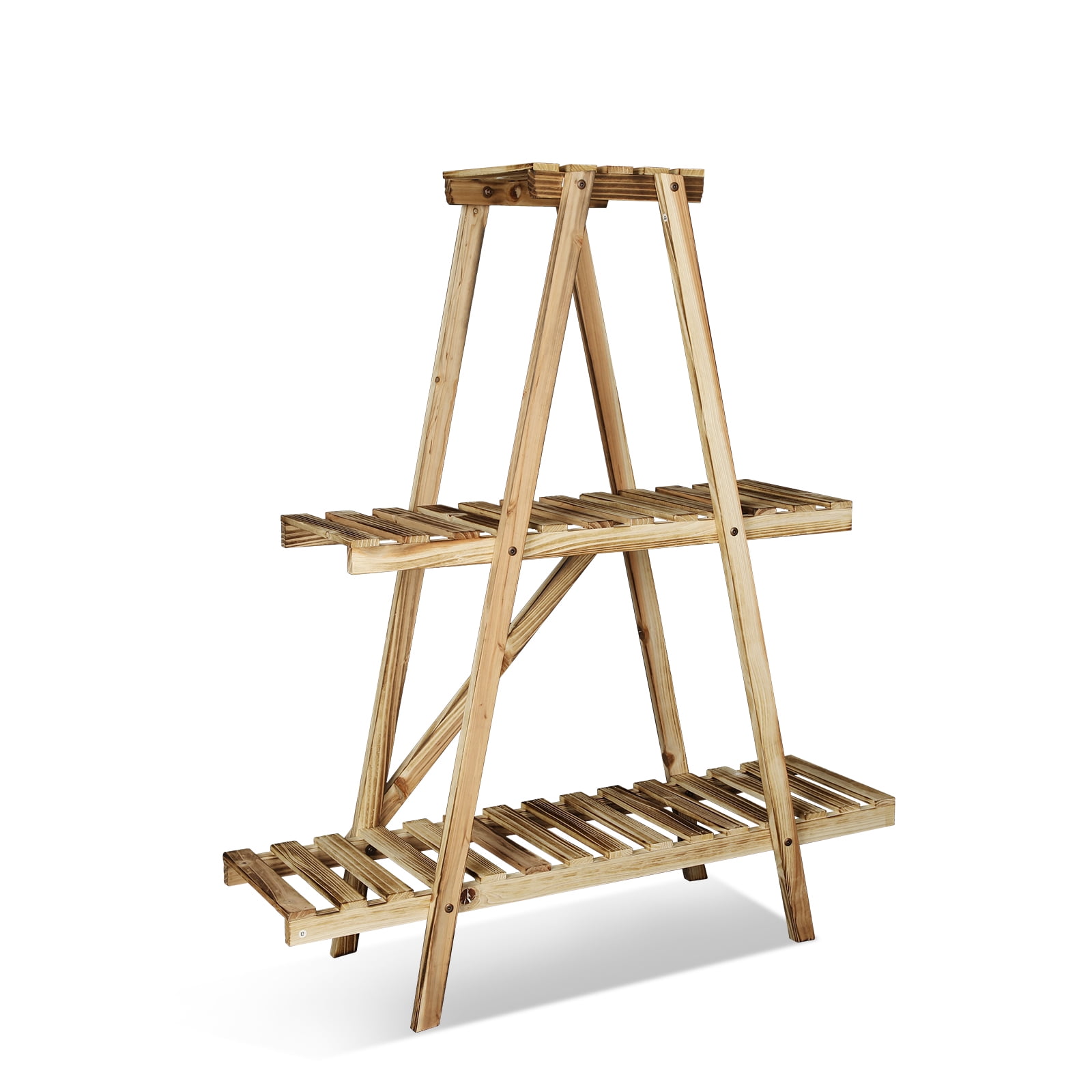 Fionafurn 3Tier 42'' Ladder Shelf Bookshelf Bookcase Storage Display