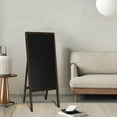 thumbnail image 1 of Fionafurn 40"(H) Chalkboard Outside A-frame Free Standing Easel, Sidewalk Sign sign board,Brown, 1 of 10