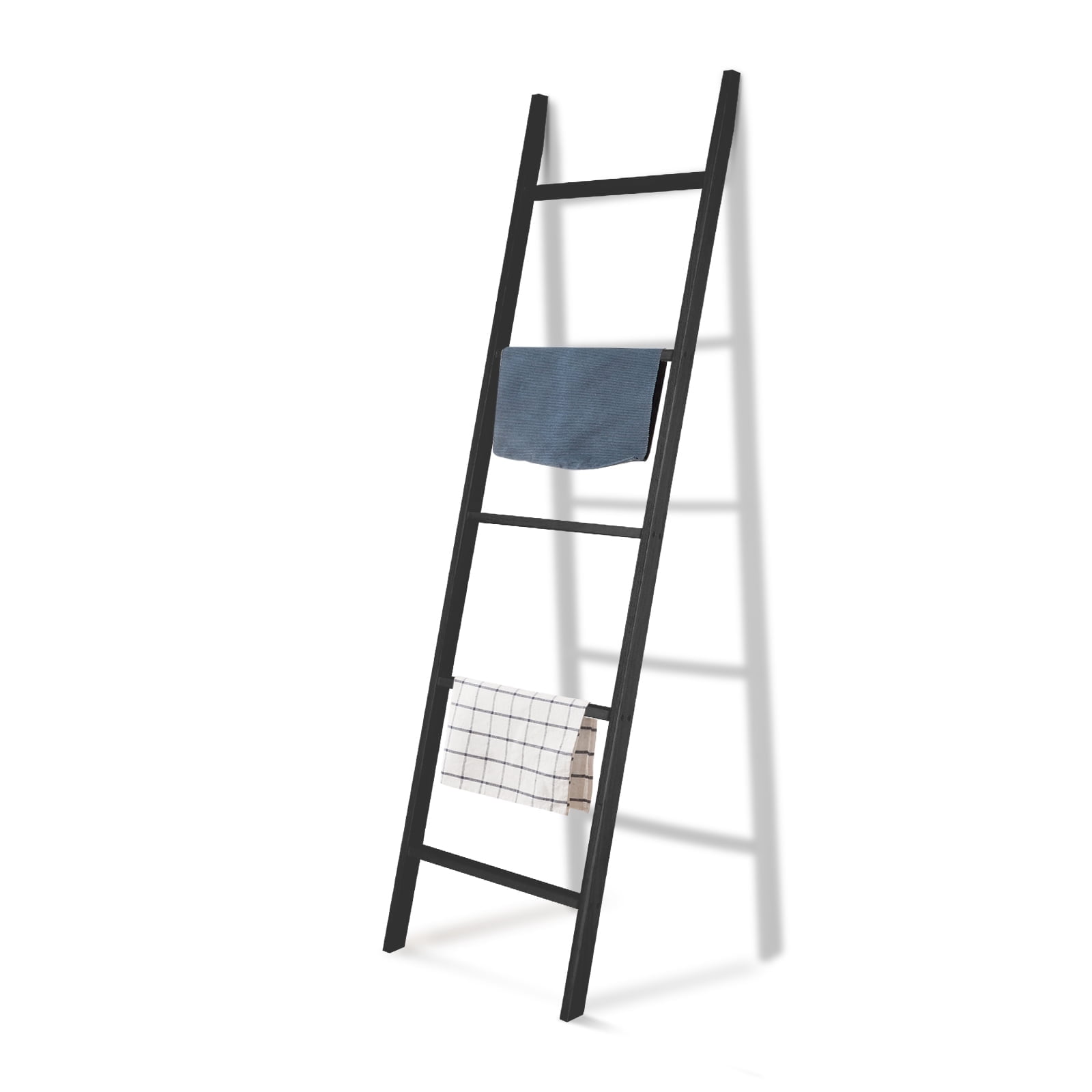 Fionafurn 5Layer 65" Blanket Ladder Shelf, Wall Leaning Decorative
