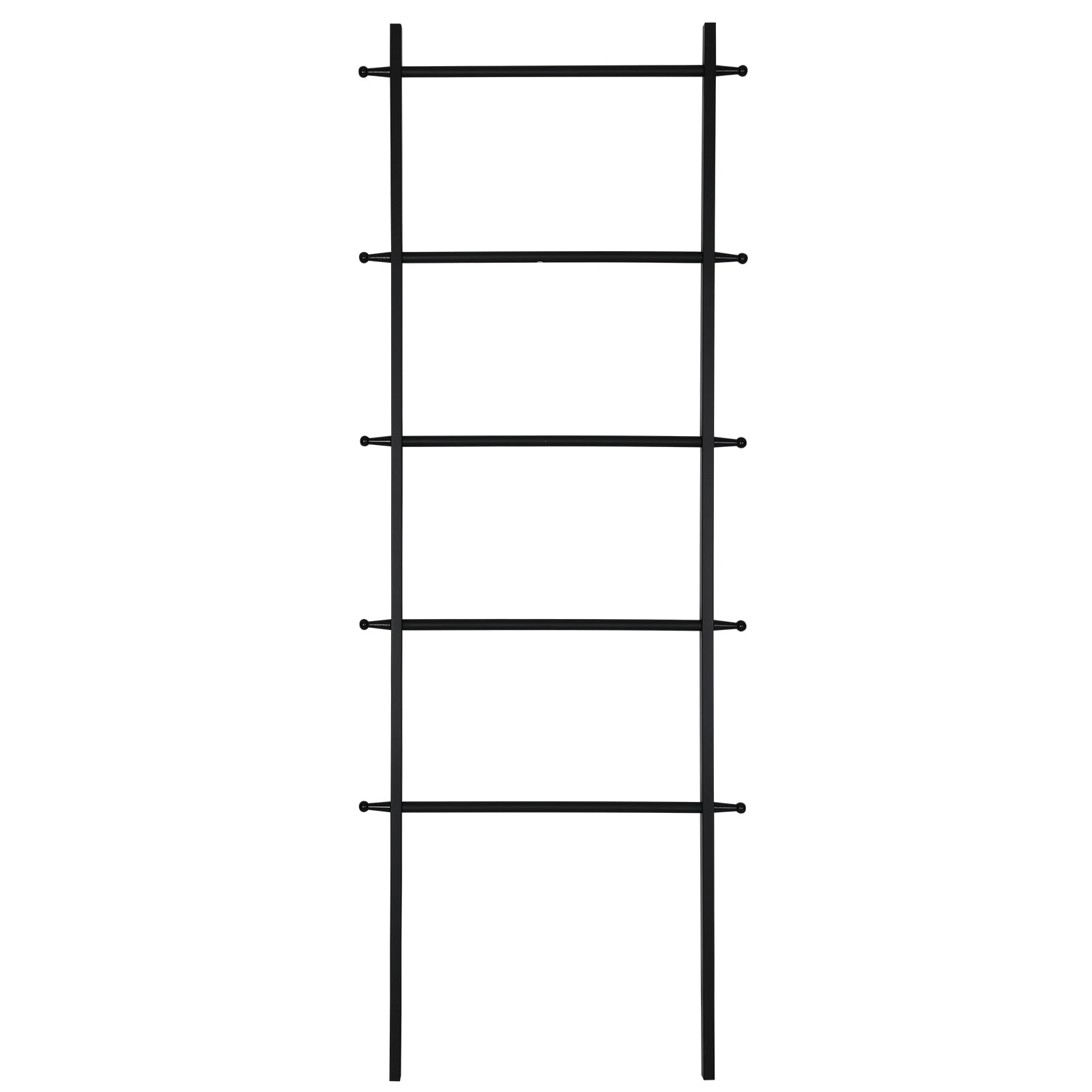 Fionafurn 64in(H) Blanket Ladder, Modern Wood Rack Farmhouse Ladder ...