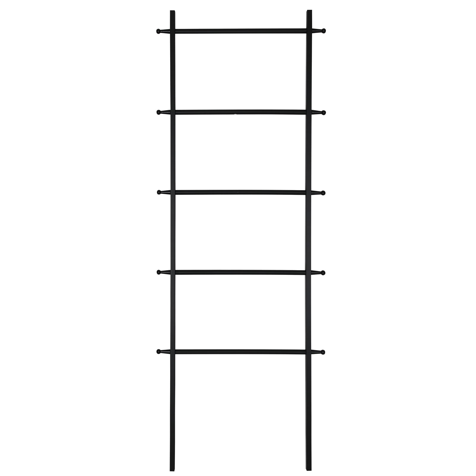 Fionafurn 64in(H) Blanket Ladder, Modern Wood Rack Farmhouse Ladder