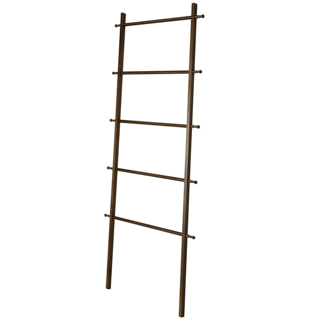 Fionafurn 64in(H) Blanket Ladder,Modern Wood Rack Farmhouse Ladder