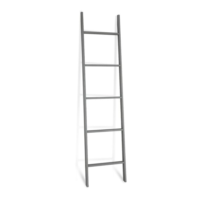 Fionafurn 65in(H) Blanket Ladder, Modern Wood Rack Farmhouse Ladder