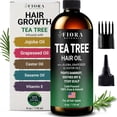 thumbnail image 1 of Fiora Naturals Tea Tree Oil for Hair and Scalp - with Jojoba, Grape Seed & Castor Oils - Helps hair growth, Soothes Itchy Scalp & Fights Dandruff - Moisturizes and adds shine - 4 fl oz, 1 of 6