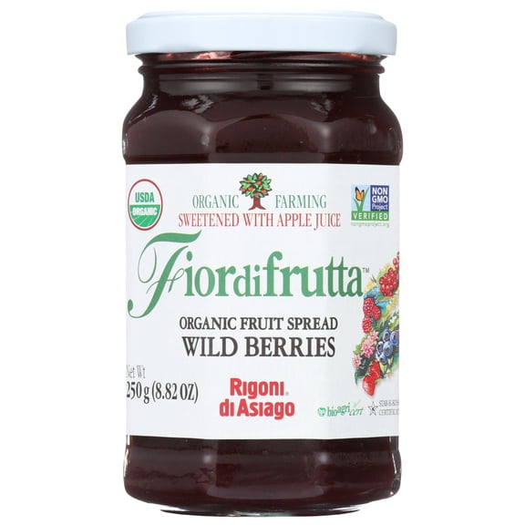 Fiordifrutta Fruit Spread, Wild Berries, 250 G.