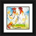thumbnail image 1 of Fiore, Art 26x26 Black Ornate Wood Framed with Double Matting Museum Art Print Titled - Tokkie II, 1 of 4