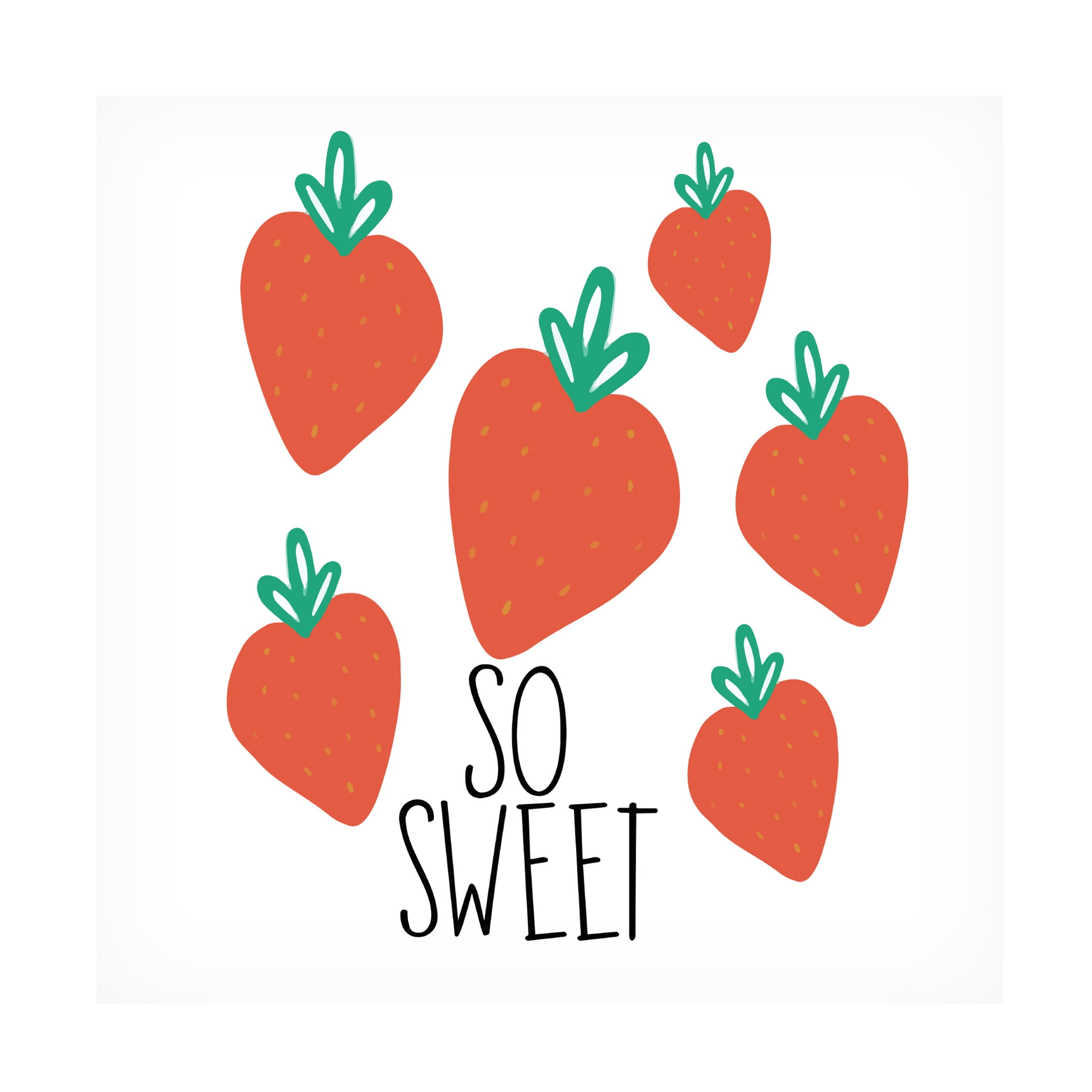 Fiorella Surface Design 'So Sweet Strawberry' Canvas Art