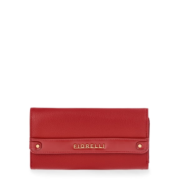 Fiorelli Women's Diana Double Sided Clutch Wallet, Syrah Red