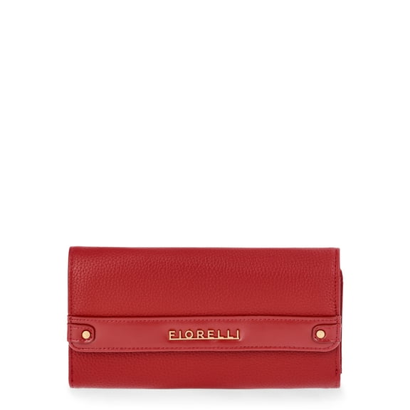 Fiorelli Women's Diana Double Sided Clutch Wallet, Syrah Red