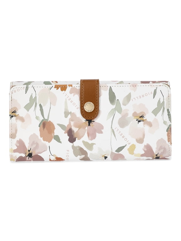 Women's Faux Leather Diana Wallet, Floral