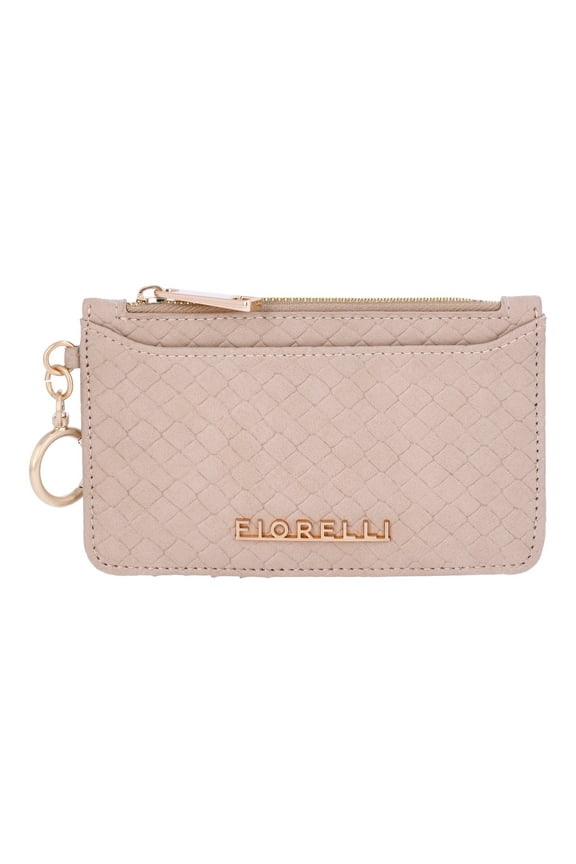 Women's Natalie Zip Top Card Case Wallet, Affogat