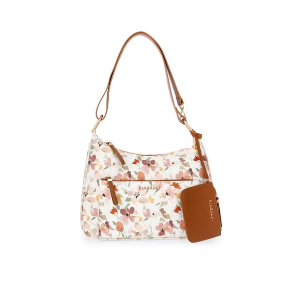 Fiorelli Women's Tally Faux Leather Shoulder Bag with Detachable Pouch, Floral