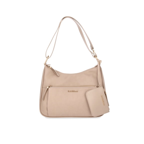 Fiorelli Women's Tally Faux Leather Shoulder Bag with Detachable Pouch, Hazelwood