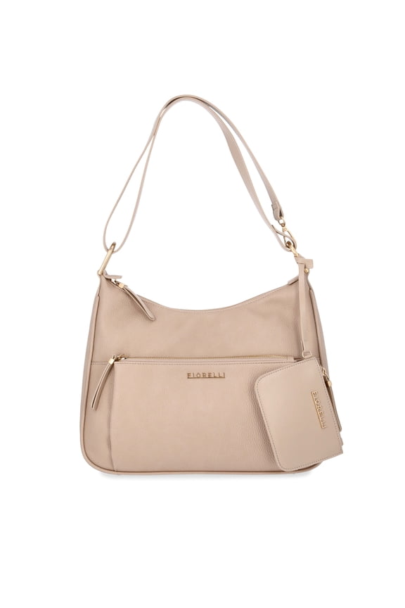 Women's Tally Faux Leather Shoulder Bag with Detachable Pouch, Hazelwood