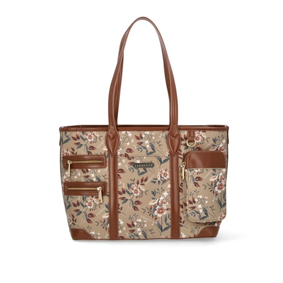 Fiorelli Women's Brooke Tote Bag, Brown Floral