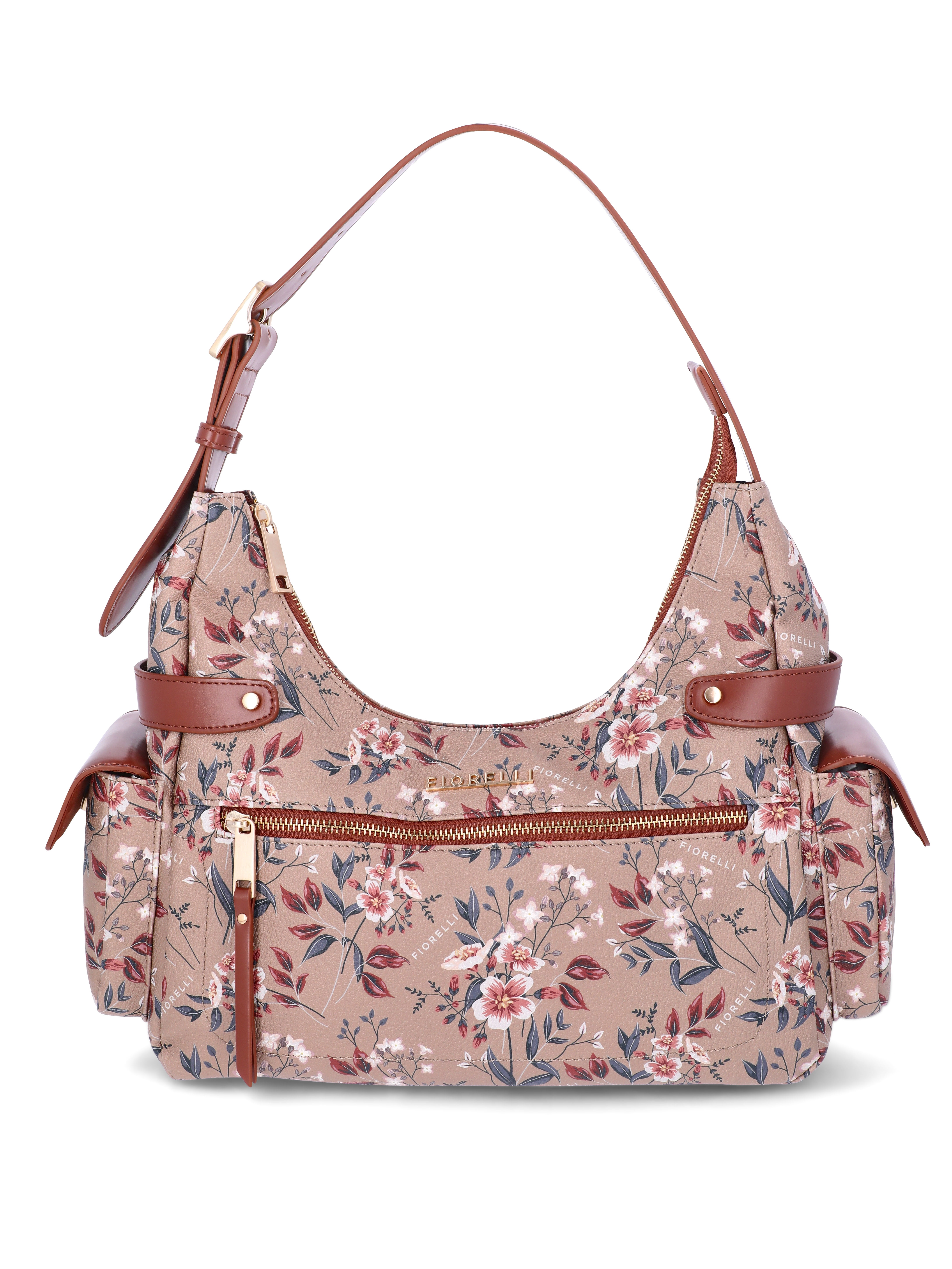 Fiorelli Women's Izzie Shoulder Bag, Brown Floral