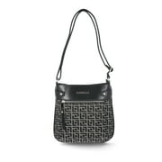 Fiorelli Womens Lila Crossbody Handbag, Black Jacquard