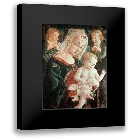 Fiorentino, Francesco 15x18 Black Modern Framed Museum Art Print Titled - Madonna With Child