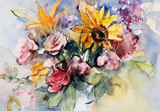 Fiori Canvas Art - Emanuela Albertella (20 x 28)