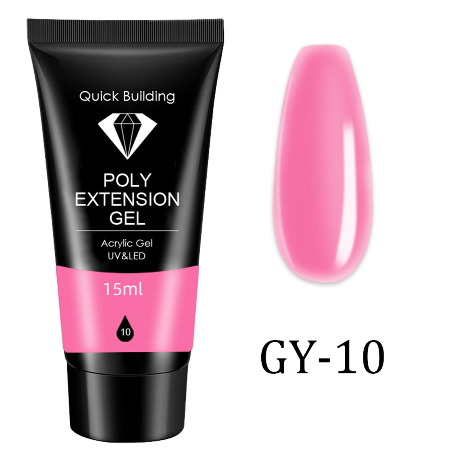 Finger Nail Polishes Sheer Gel Polish Acrylic Nail Stuff Pearls for Nails Nail Holder for Painting Nails Heart Glitter for Nails Gel Top Coat Face for Makeup Nail Packaging Nail Stuff for