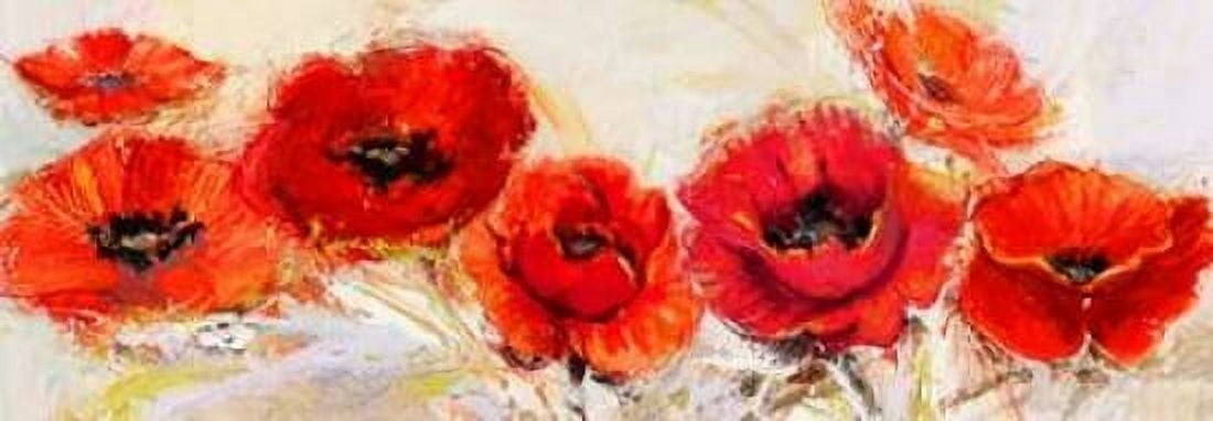 Fiori d agosto Canvas Art - Luigi Florio (24 x 48)