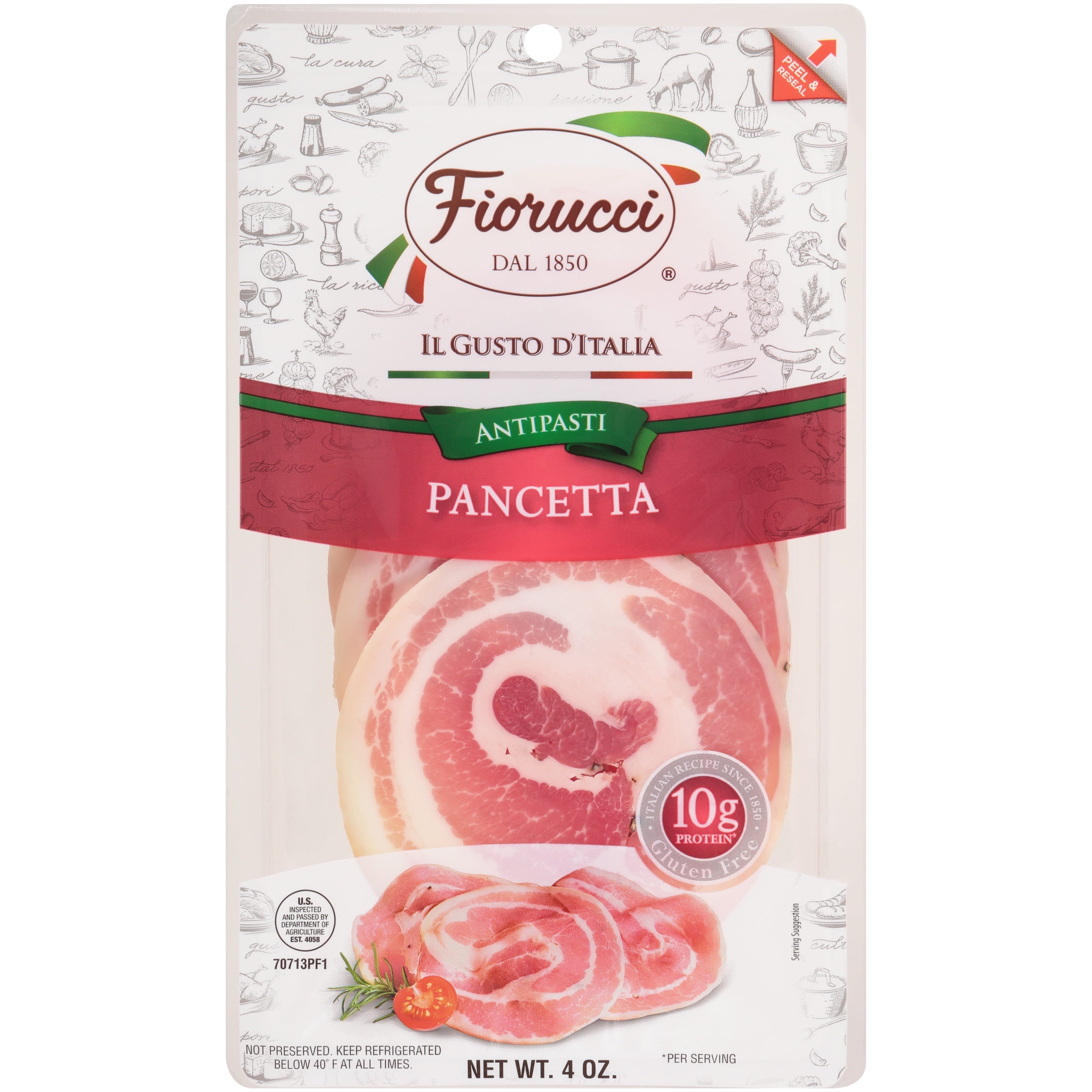 Fiorucci® Il Gusto D'Italia Antipasti Pancetta 12-4 oz. Box