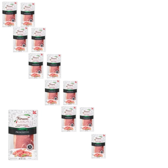 Fiorucci Prosciutto Sliced, 3 OZ, 12 Pack