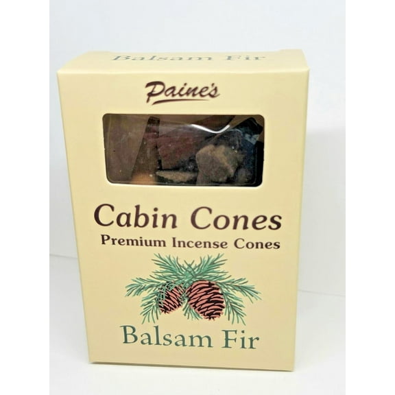 Fir #25 Incense Log Cabin Cones  Maine Christmas Tree Campfire