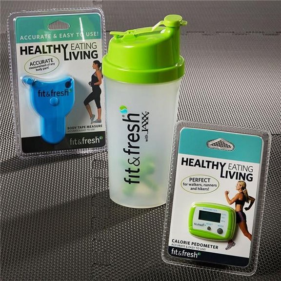 Fir & Fresh Jaxx Fitness Set With 20oz Shaker Bottle, Workout Prep Set