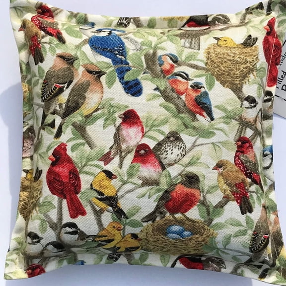 Fir Pillow s Chickadee Blue Jay Cardinal Woodpecker 6"
