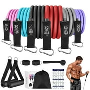 Firbon 270lbs Resistance Bands for Working Out, Heavy Workout Bands with Handles, Exercise Bands for Physical Therapy