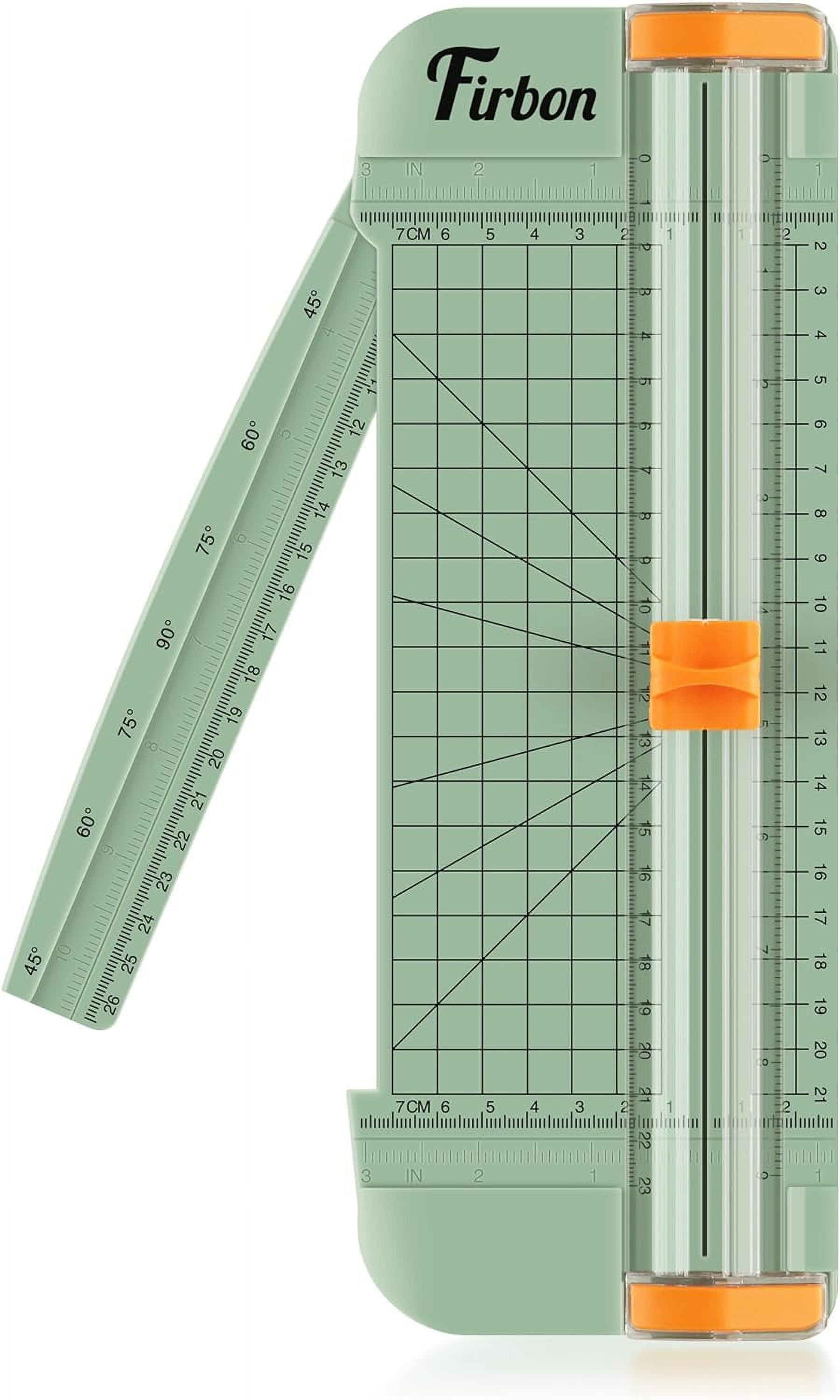 Firbon Morandi A5 Paper Cutter, Straight Small Paper Trimmer with Side