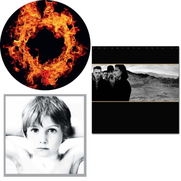 Fire (40Th Anniversary Edition/Picture Disc) & Boy & Joshua Tree [LP Vinyl Bundle]