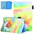 thumbnail image 1 of Fire 7 Case (9th/7th/5th Generation, 2019/2017/2015 Released), Alltyech Slim Shell PU Leather Lightweight Auto Sleep Wake Smart Cover Kickstand Case for Amazon Fire 7 7-inch Tablet, Sunflower, 1 of 6