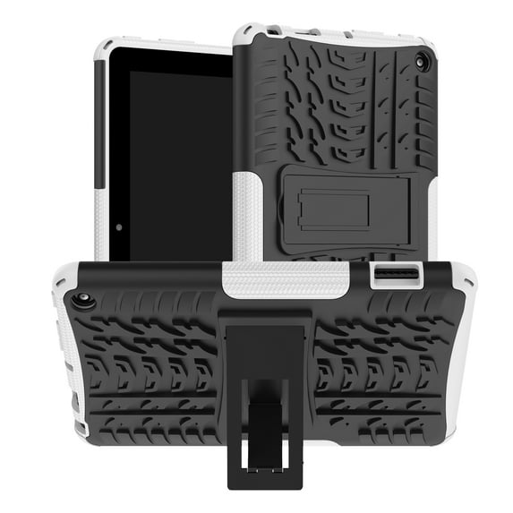 Fire 7 Tablet Case for Kids (only Compatible 12th Gen, 2022 Release),Light Weight Anti-Slip Shock-Absorption Tablets Cover for Amazon Kindle fire 7 Tablet, White