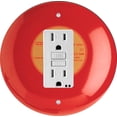 thumbnail image 1 of Fire Alarm Design - Round Light Switch Plate Cover - GFI, 1 of 1