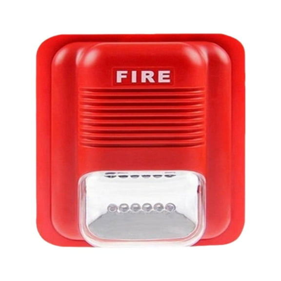 Fire Alarm Warning Strobe Siren Horn Sound & Strobe For Home V7J3 Alert H4I