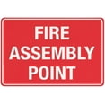 thumbnail image 1 of Fire Assembly Point Sign 12 X 8 Inch Metal Sign, Rustproof Aluminum, Multicolor, 1 of 8