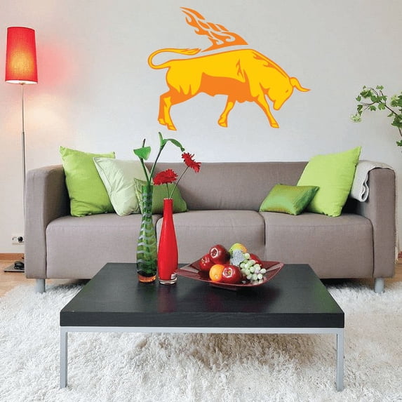 Fire Back Bull Sticker - 36 Inches