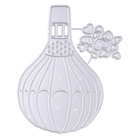 Fire Balloon Metal Cutting Die Exquisite Cute Die Cuts Embossing Stencil for DIY Paper Crafts Scrapbooking Album Decor