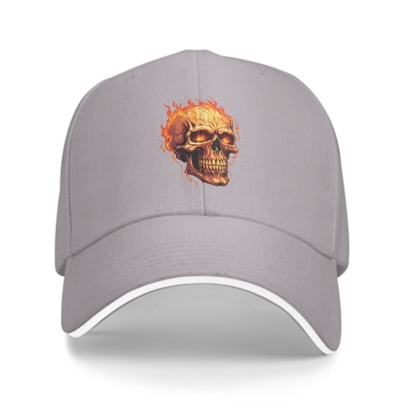 Fire Baseball Caps for Men Women Fashion Summer Casquette Adjustable Casual Trucker Hats for Outdoor Activities