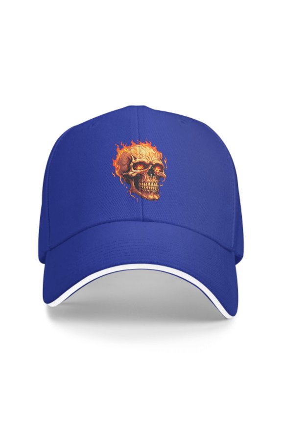 Fire Baseball Caps for Men Women Fashion Summer Casquette Adjustable Casual Trucker Hats for Outdoor Activities