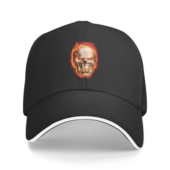 Fire Baseball Caps for Men Women Fashion Summer Casquette Adjustable Casual Trucker Hats for Outdoor Activities