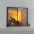 thumbnail image 1 of Fire Beauty Fireplace Screen with 2 Hinged Doors - Handcrafted Solid Steel Frame, Heavy Duty Metal Mesh & Powder Coat Finish, Spark Guard, 1 of 8