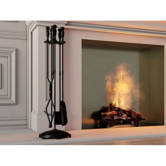 Fire Beauty Fireplace Tools Set, Wrought Iron