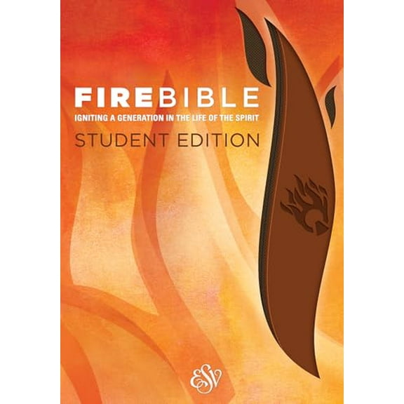 Pre-Owned ESV Fire Bible Student Edition (Flexisoft, Brown/Chestnut): English Standard Version, 9781619706903, 1619706903, Paperback, Student edition
